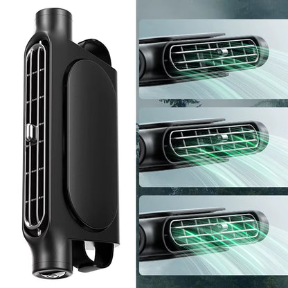 2-1Pc Portable Car Seat Fan 3 Speeds Adjustable Car Seat Headrest Fan USB Powered Car Neck Cooler for Front Rear Seat Passenger