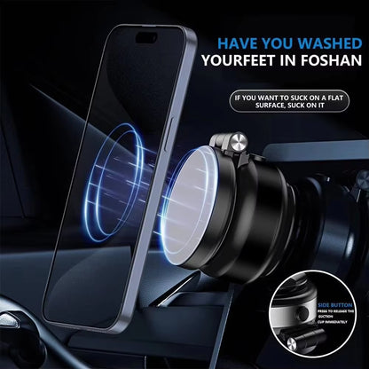 2024 New CZ07 Vacum Car Holder for Iphone Samsung Xiaomi Magnetic Car Mount Vacuum Phone Holder