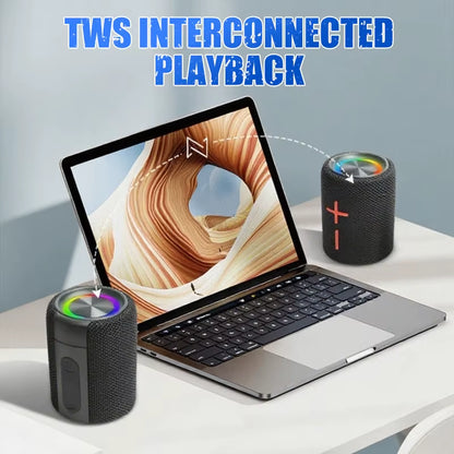 2 in 1 Magnetic Dual Splittable Bluetooth Speaker Split Wireless Bluetooth Speaker 20W Powerful IPX6 Waterproof TWS HIFI Stereo