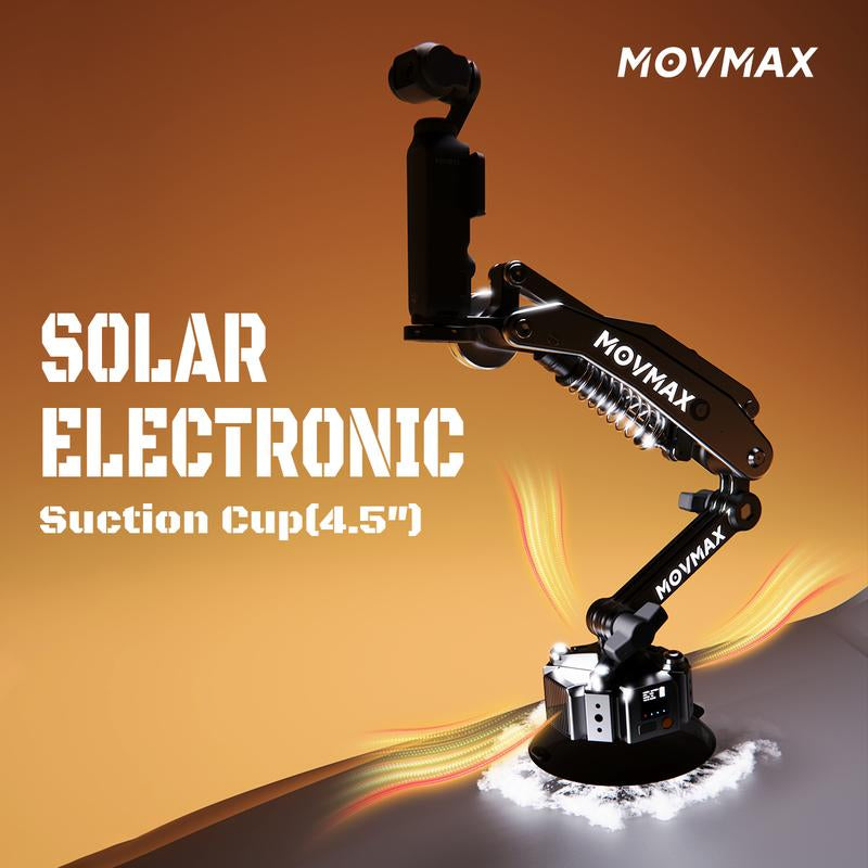 MOVMAX Blade Arm Car Accessories Camera Phone Suction Mount Camera Shock Mount for Phone Camerasfor DJI Pocket 3, Insta 360, and Gopro