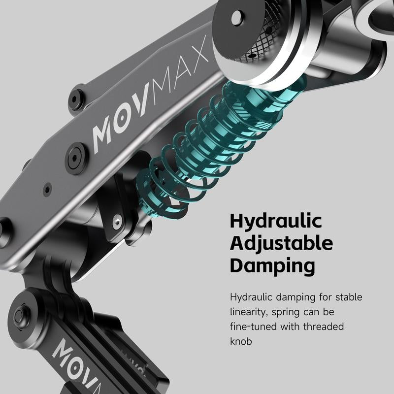 MOVMAX Blade Arm Car Accessories Camera Phone Suction Mount Camera Shock Mount for Phone Camerasfor DJI Pocket 3, Insta 360, and Gopro