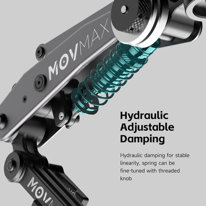 MOVMAX Blade Arm Car Accessories Camera Phone Suction Mount Camera Shock Mount for Phone Camerasfor DJI Pocket 3, Insta 360, and Gopro